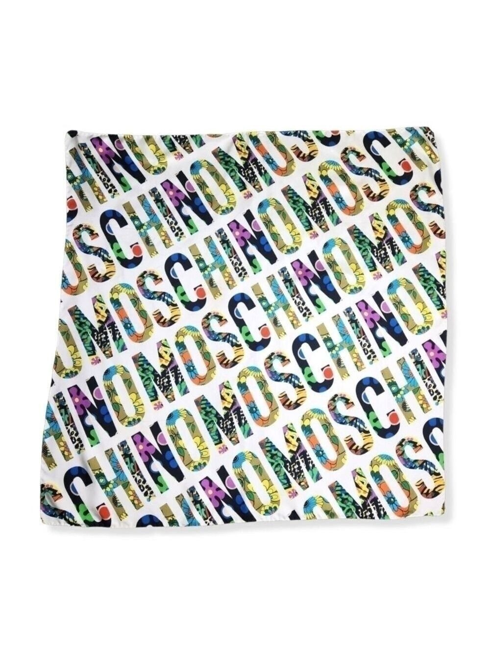 Moschino 100% Silk Scarf